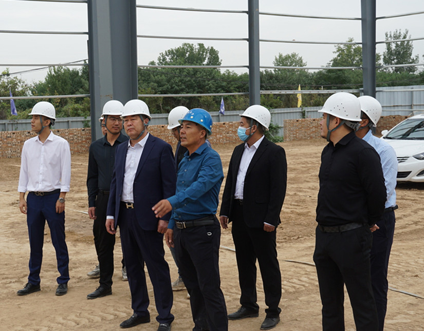 湖濱區(qū)領(lǐng)導(dǎo)視察冷鏈物流園項(xiàng)目